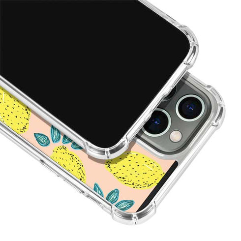 Bouffants and Broken Hearts Lemon Party iPhone 14 Pro Clear Case